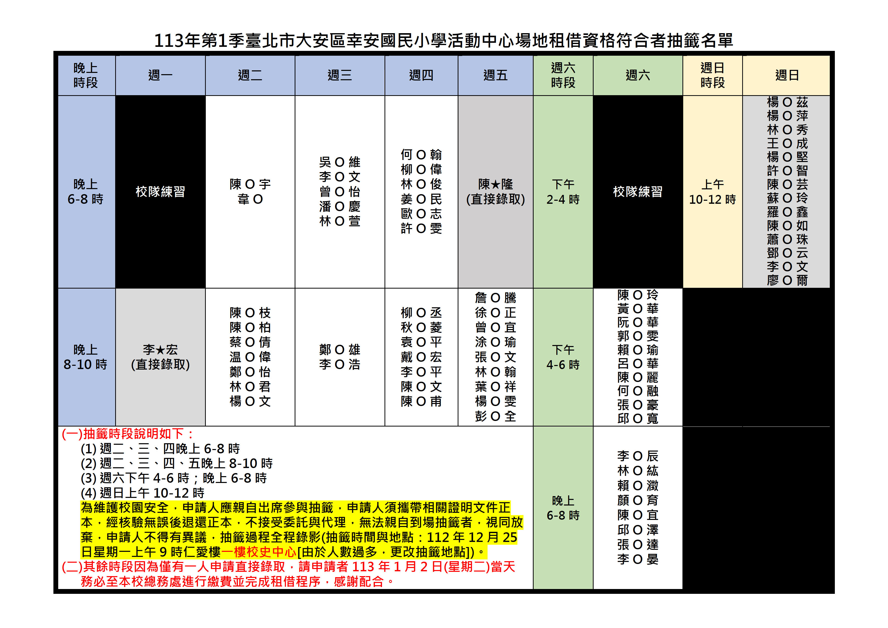 113-1場地抽籤資格